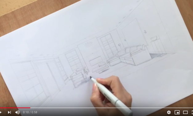 Olga Adler (Interiorsketch and styling) tekent een persoonlijk verhaal