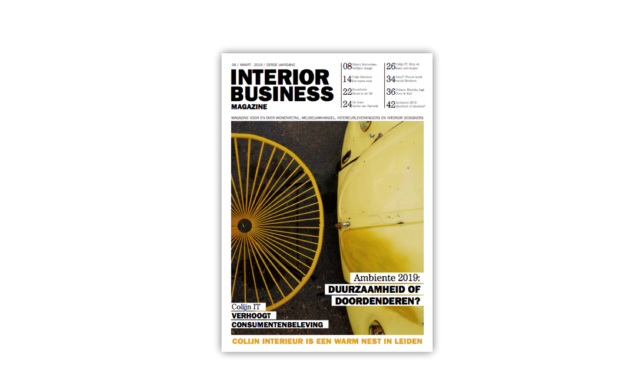 Deze week in Interior Business Magazine…