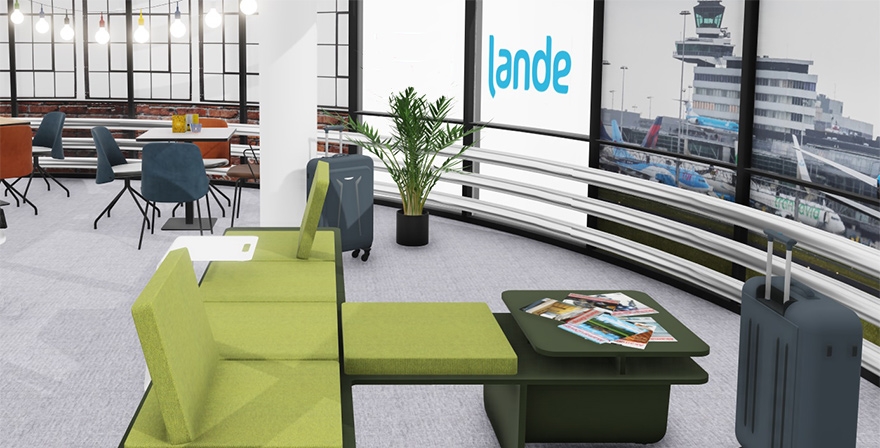Trap op voor Lande tijdens Design District