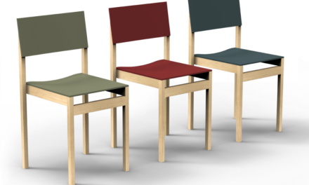 Lonc Slim: duurzame stoel met linoleum