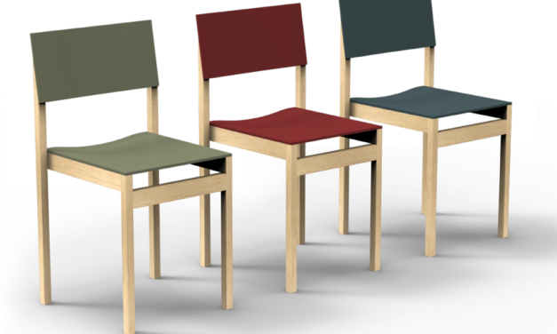 Lonc Slim: duurzame stoel met linoleum