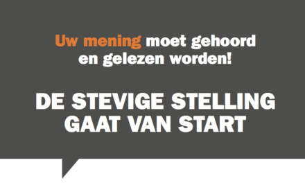 De stevige stelling gaat van start