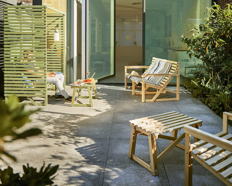 Nieuw: Patioset van Weltevree