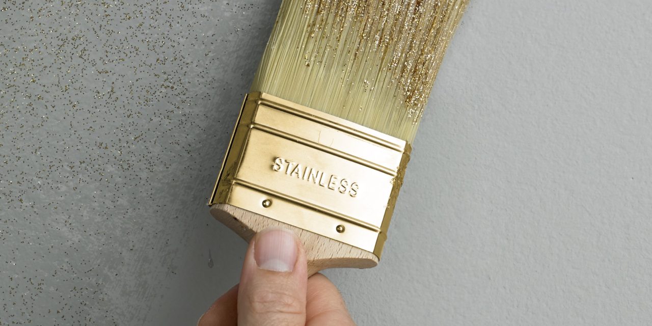 Glitterverf van Graham & Brown