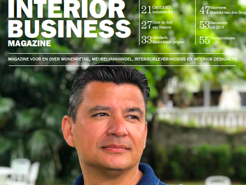 Interior Business Magazine verschenen: Marieke van den Berg, Daniel Nijdam, Caccaro en Rebel Wonen