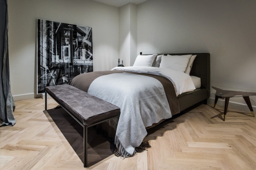 Kunst vindt plek in slaapkamer