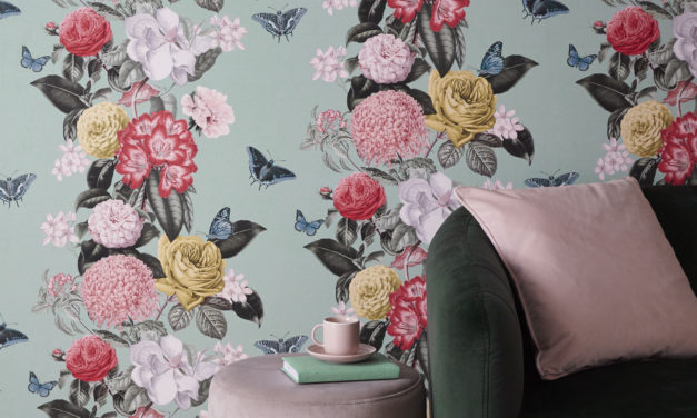 Bloomsbury Neo-Mint is het behang van 2020 voor Graham & Brown