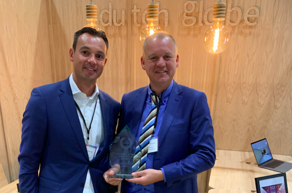 Dutchglobe trotse winnaar Design Excellence Award in London