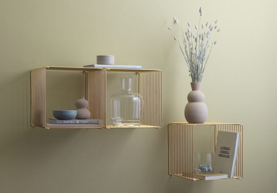 Montana: Panton Wire kastje in matgoud