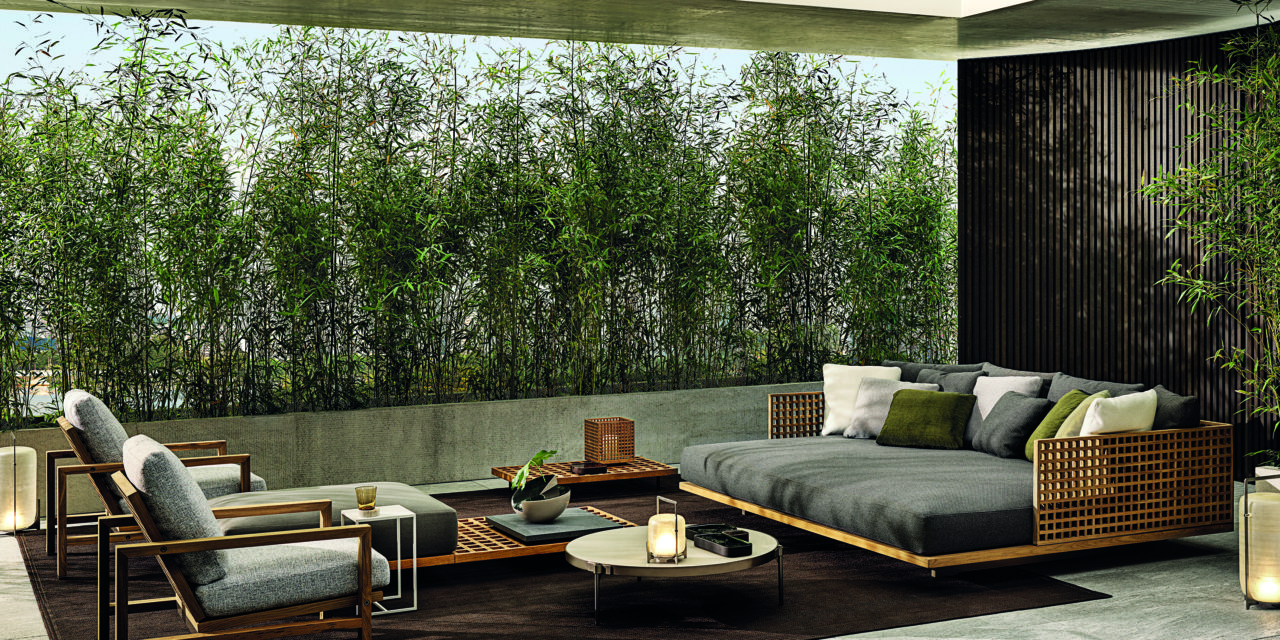 Ook Minotti bedient de groeiende outdoor markt