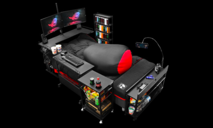 Meubelfabrikant kondigt super-de-luxe bed aan voor fanatieke gamers