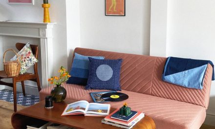 MADE.com en Beyond Retro met denim kussens