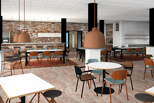 Re-setting van de werkplek met Lande/Artifort