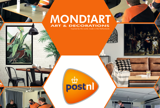MONDiART en PostNL slaan handen ineen: ‘Met de B2B Extra@Home service hangen we onze kunstwerken aan de muur van jouw klant’