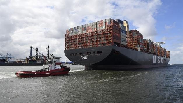 Containertarieven dalen, maar niet naar Europa