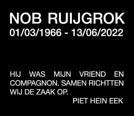 Nob Ruijgrok overleden