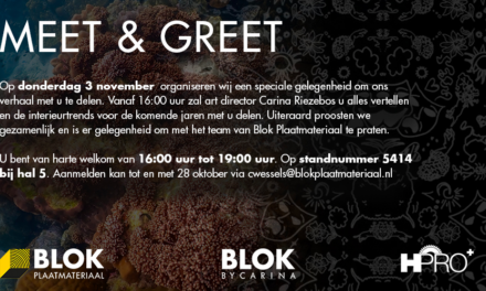 Blok Plaatmateriaal onthult nieuwe collecties en ontwikkelingen tijdens HoutPro+