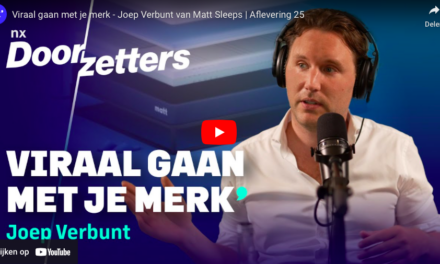 Doorzetters: ‘Hoe Joep Verbunt viraal ging en gaat met zijn matrassenmerk’