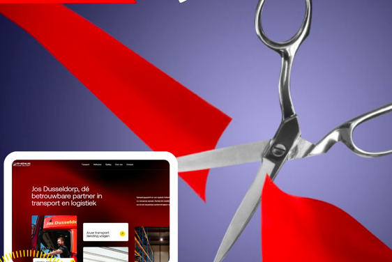 Nieuwe website meubeltransporteur Jos Dusseldorp is live