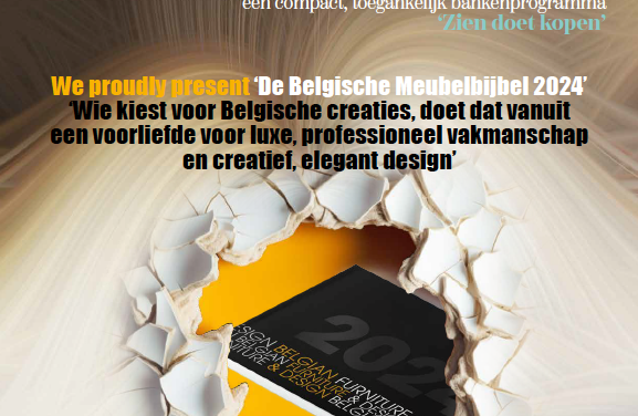 Nieuwste editie Interior Business Magazine verschenen. Met als bijlage ‘De Belgische Meubelbijbel 2024’