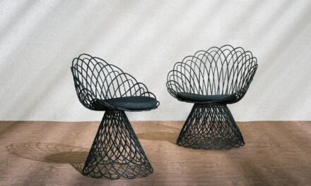 Spin Side Chair van Kenneth Cobonpue doet denken aan Spirograph