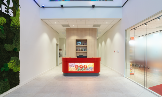 Het Project: ‘Spelen met Interieur, het unieke kantoorontwerp van 999 Games’ -premium artikel-