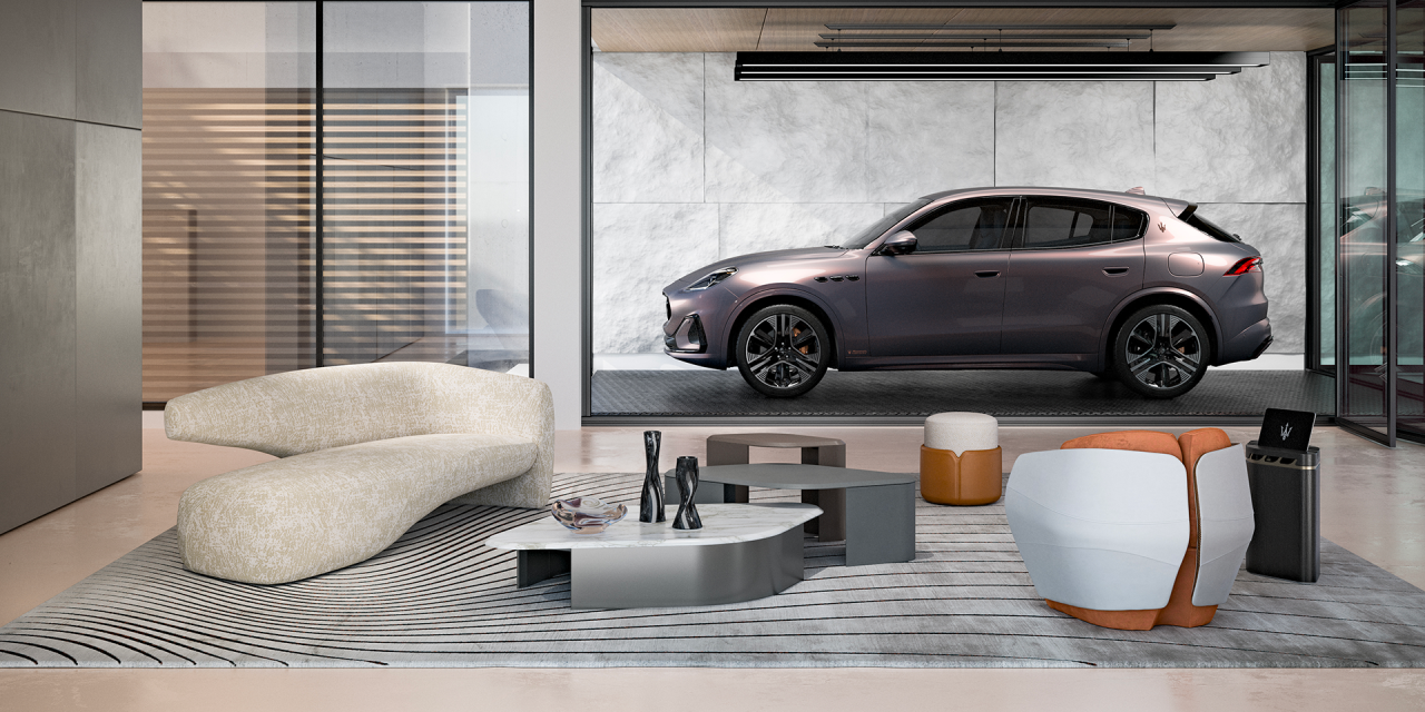 Maserati en Giorgetti onthullen interieurcollectie tijdens Milaan Design Week
