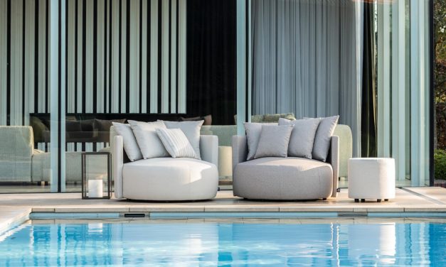 BUCO presenteert Solis stoelen die je zowel binnen als buiten kunt gebruiken