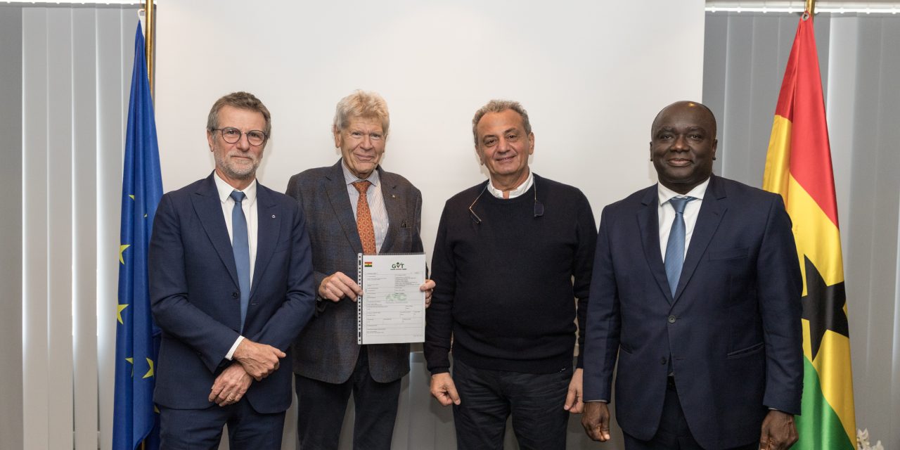 Viering eerste ladingen FLEGT-hout uit Ghana