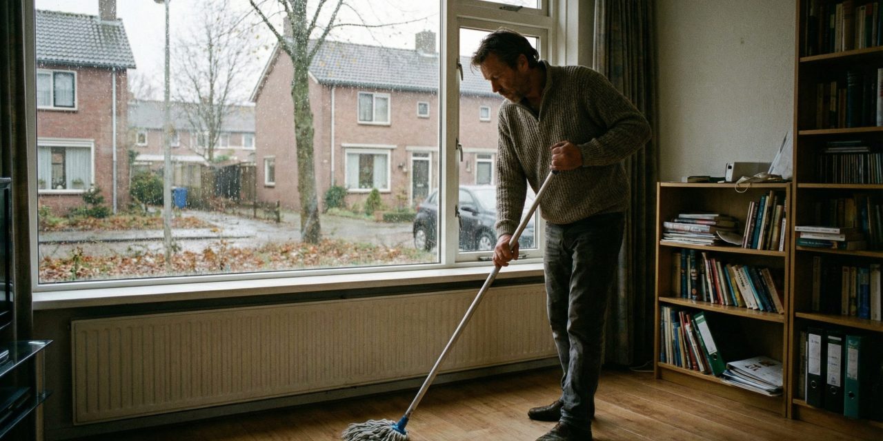 Nederlanders dweilen weinig en ademen daardoor ’s winters meer stof in huis in