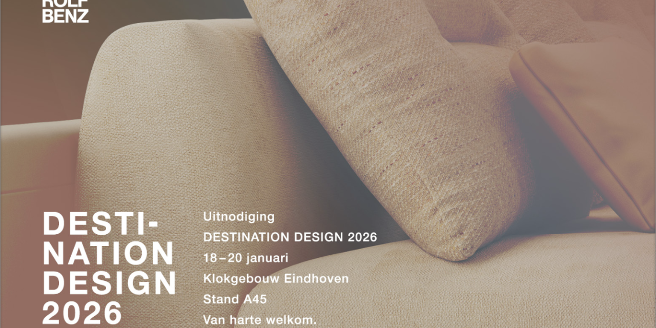 Rolf Benz neemt deel aan Destination Design 2026