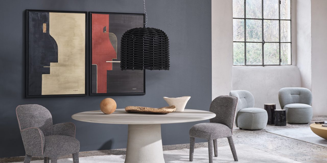 LOLL van Gervasoni in zowel de eet- als de woonkamer