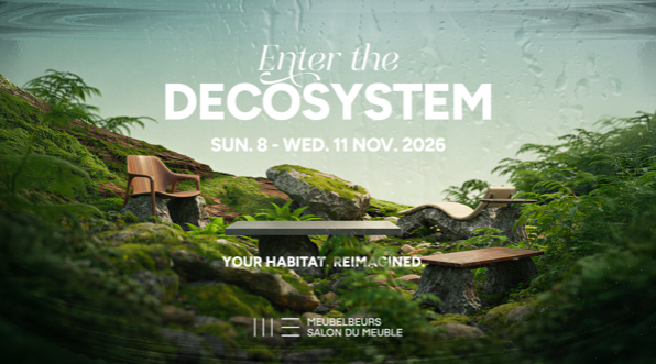 Meubelbeurs Brussel lanceert campagnebeeld 2026: ‘Enter the Decosystem’