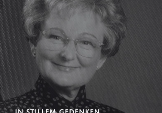 Carola Sudbrock overleden