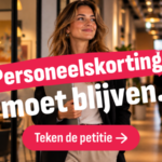 25.000 handtekeningen voor behoud personeelskorting